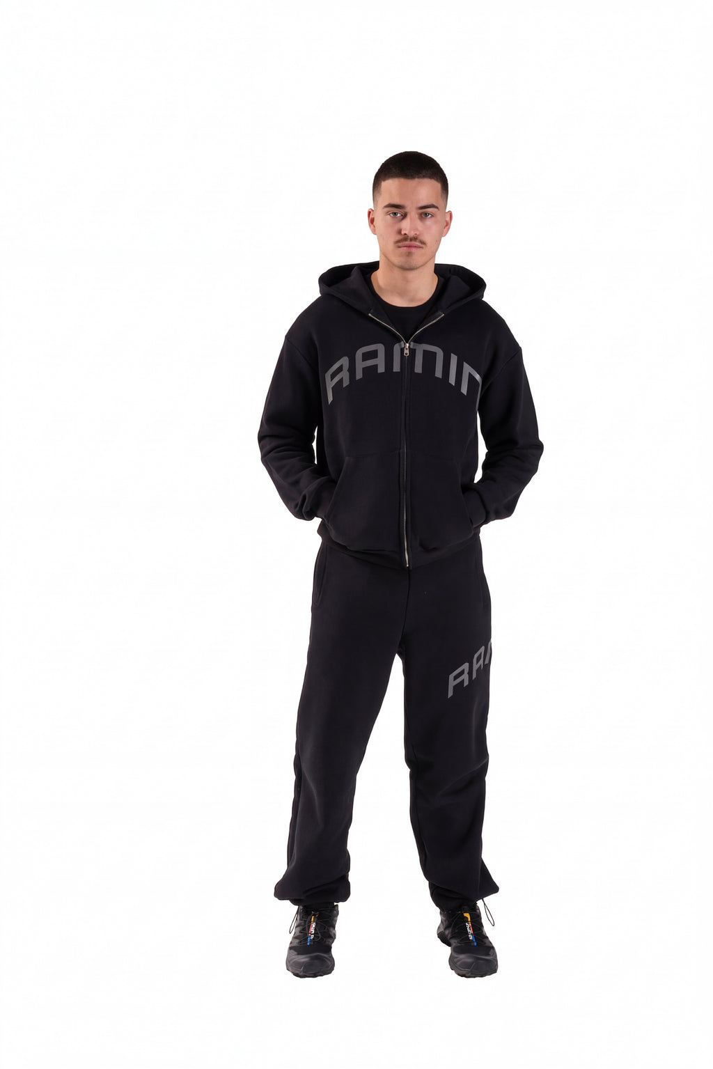 Bow zip-up